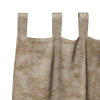 Produktbild för Sammetsgardiner 2 pcs champagne 175 x 140 cm Sammet