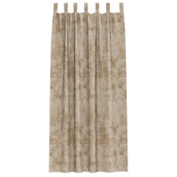 Produktbild för Sammetsgardiner 2 pcs champagne 225 x 140 cm Sammet