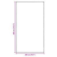 Produktbild för Tältmatta Blå och grå 400 x 200 cm polyeten