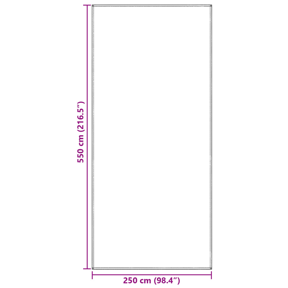 Produktbild för Tältmatta Blå och grå 550 x 250 cm polyeten