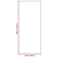 Produktbild för Tältmatta Blå och grå 600 x 250 cm polyeten
