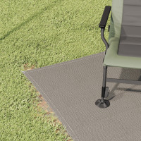 Produktbild för Tältmatta Ljusgrå 350 x 250 cm polyeten