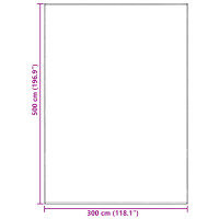 Produktbild för Tältmatta Ljusgrå 500 × 300 cm polyeten
