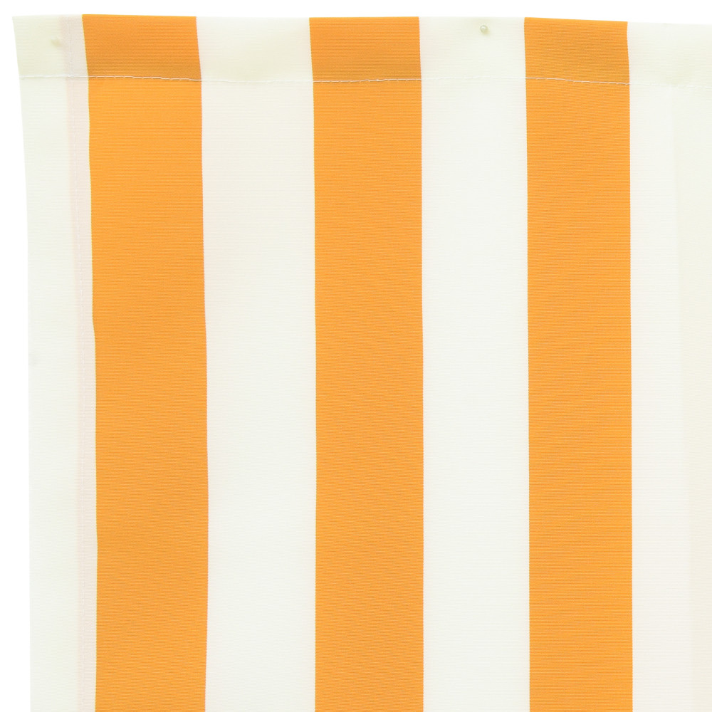 Produktbild för Markisväv Gul och Vit 2,5 x 2 m Polyester