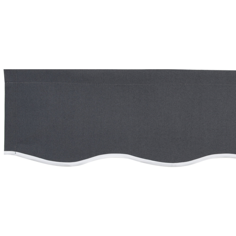 Produktbild för Markisväv Antracit 2,5 x 2 m Polyester