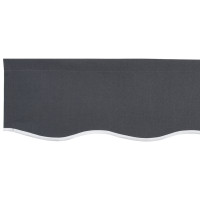 Produktbild för Markisväv Antracit 3,5 x 2 m Polyester