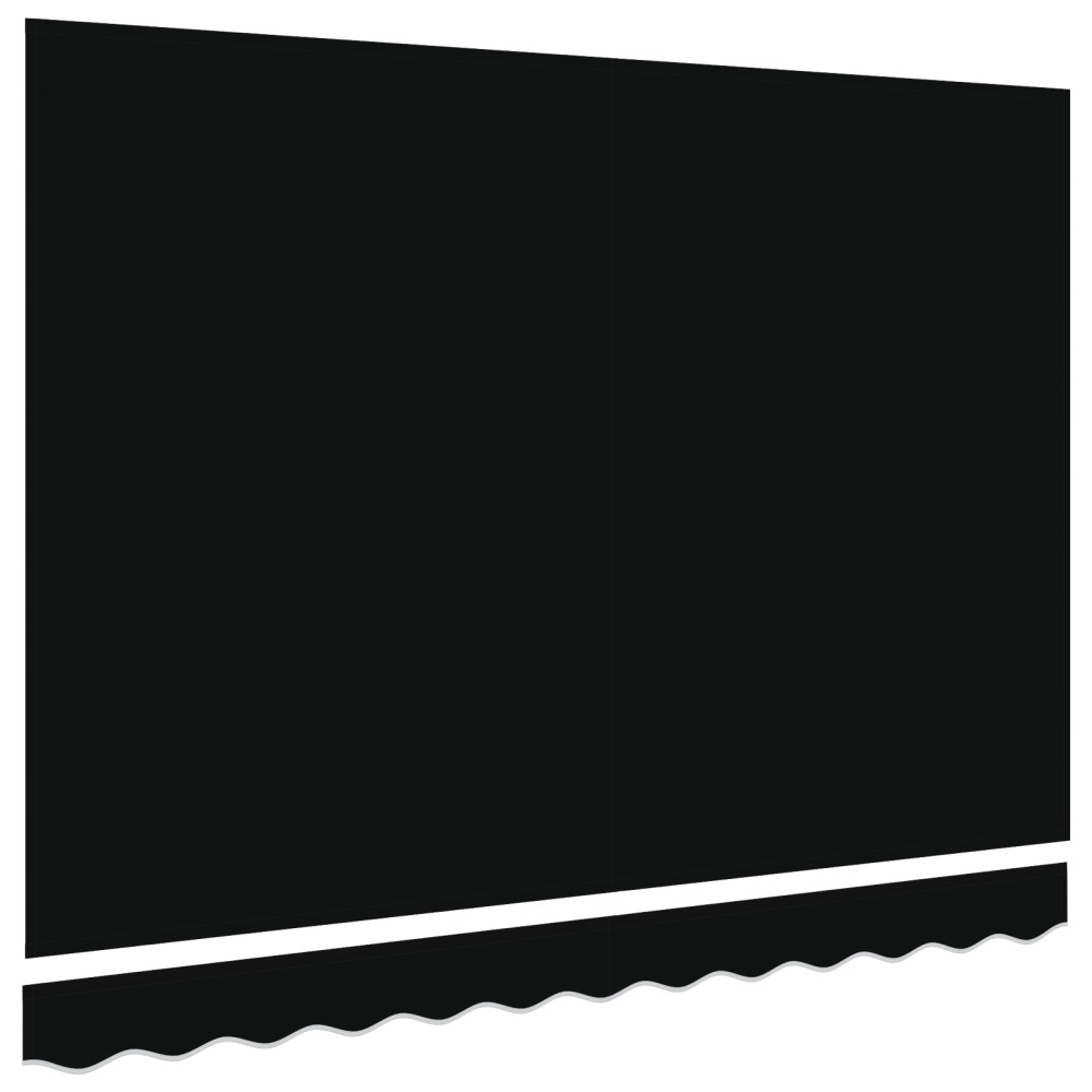 Produktbild för Markisväv Svart 3 x 2,5 m Polyester