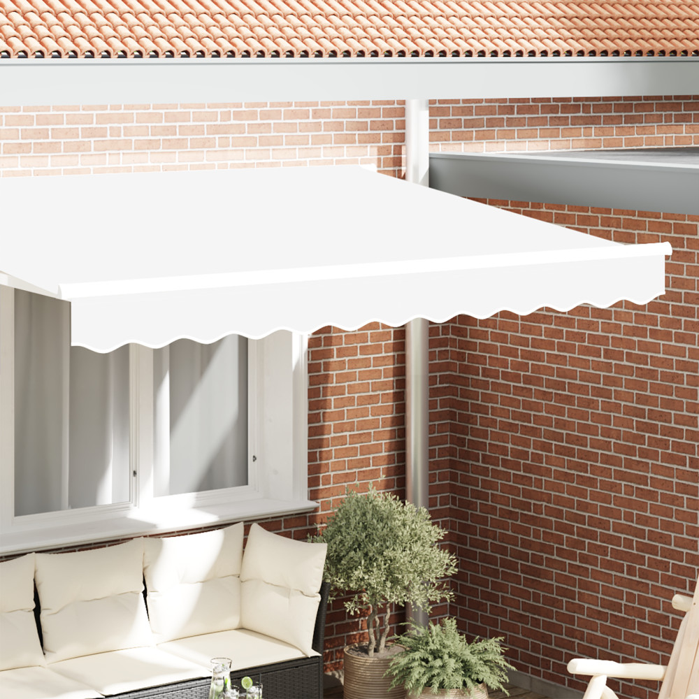 Produktbild för Markiskappa Ersättning Vit 2,5 m Polyester