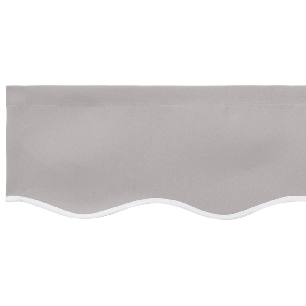 Produktbild för Markiskappa Ersättning Ljusgrå 3 m Polyester