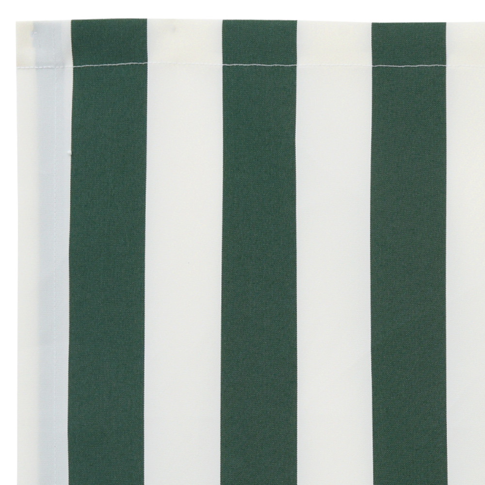 Produktbild för Markiskappa Ersättning Grön och Vit 3 m Polyester