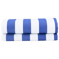 Produktbild för Markisväv Blå och Vit 1000 x 160 cm Polyester