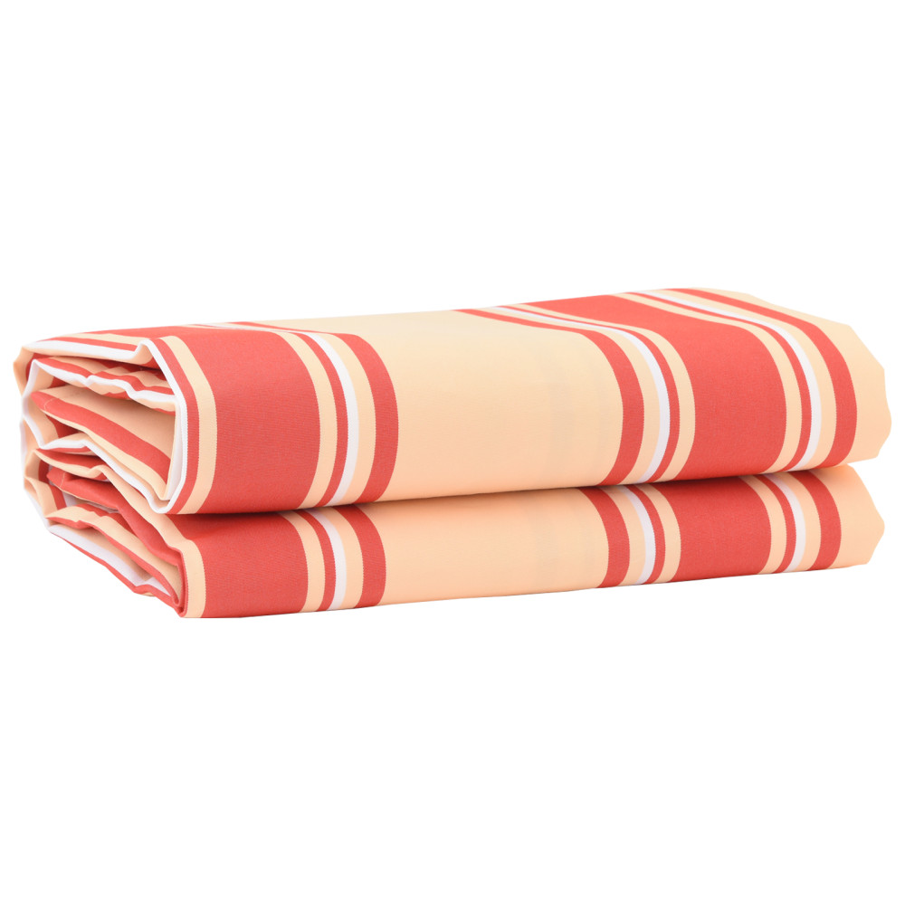 Produktbild för Markisväv Gul och Orange 1000 x 160 cm Polyester