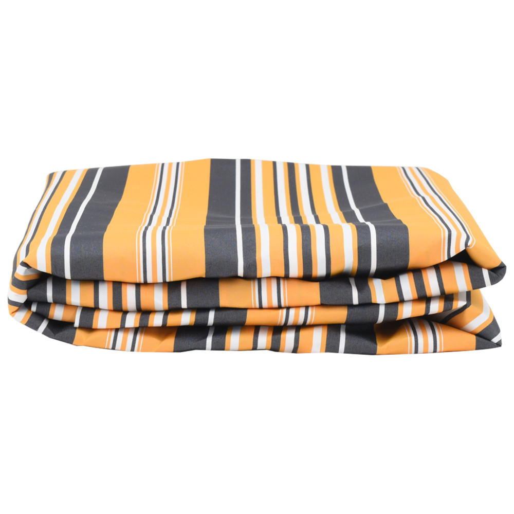 Produktbild för Markisväv Gul och Grå 1000 x 160 cm Polyester