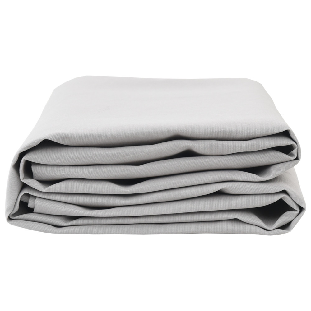 Produktbild för Markisväv Ljusgrå 1000 x 160 cm Polyester