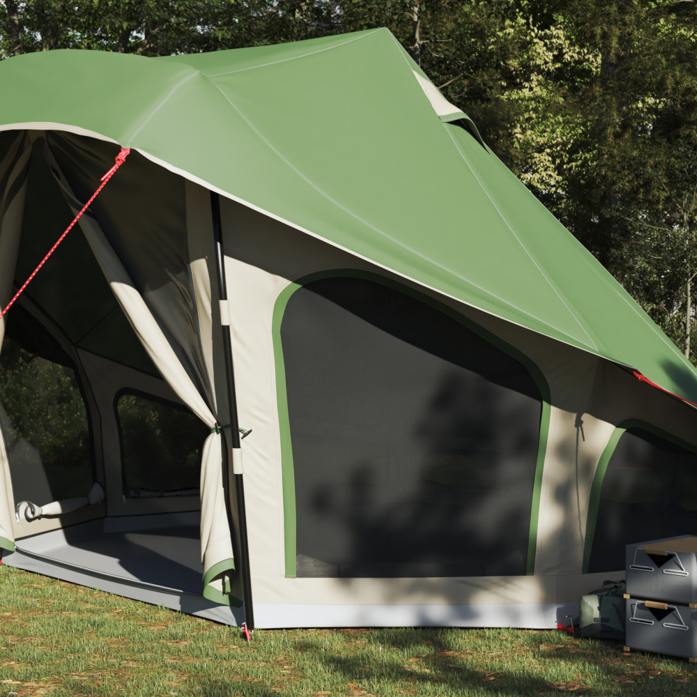 Produktbild för Tipi Tält med tak med lagring Grön 508 x 470 x 300 cm taffeta