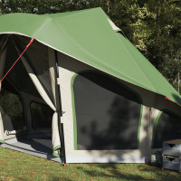 Produktbild för Tipi Tält med tak med lagring Grön 508 x 470 x 300 cm taffeta