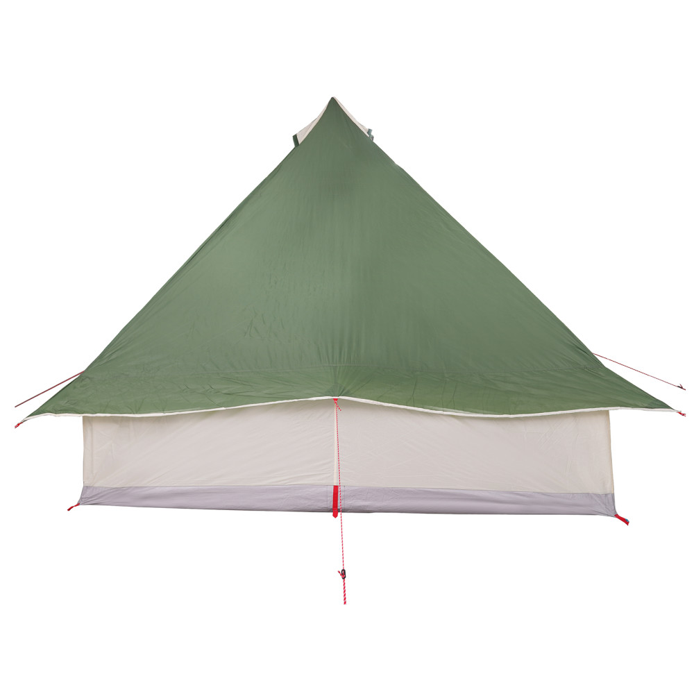 Produktbild för Tipi Tält med tak med lagring Grön 358 x 296 x 258 cm taffeta