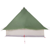 Produktbild för Tipi Tält med tak med lagring Grön 358 x 296 x 258 cm taffeta