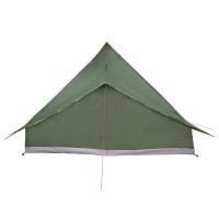 Produktbild för Tipi Tält med tak med lagring Grön 364 x 281 x 257 cm taffeta