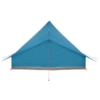 Produktbild för Tipi Tält med tak med lagring Blå 364 x 281 x 257 cm taffeta