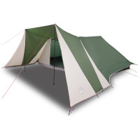 Produktbild för Tipi Tält med tak med lagring Grön 660 x 456 x 200 cm taffeta