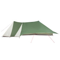 Produktbild för Tipi Tält med tak med lagring Grön 660 x 456 x 200 cm taffeta