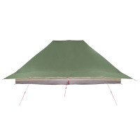 Produktbild för Tipi Tält med tak med lagring Grön 660 x 456 x 200 cm taffeta