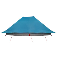 Produktbild för Tipi Tält med tak med lagring Blå 660 x 456 x 200 cm taffeta