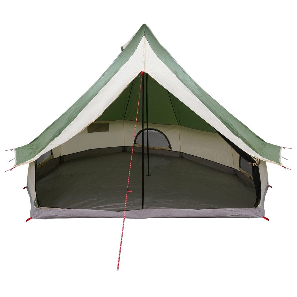 Produktbild för Tipi Tält med tak med lagring Grön 400 x 346 x 250 cm taffeta
