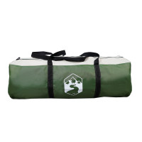 Produktbild för Tipi Tält med tak med lagring Grön 560 x 560 x 300 cm taffeta