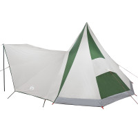 Produktbild för Tipi Tält med tak med lagring Grön 510 x 690 x 330 cm taffeta