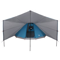 Produktbild för Tipi Tält med tak med lagring Blå 510 x 690 x 330 cm taffeta