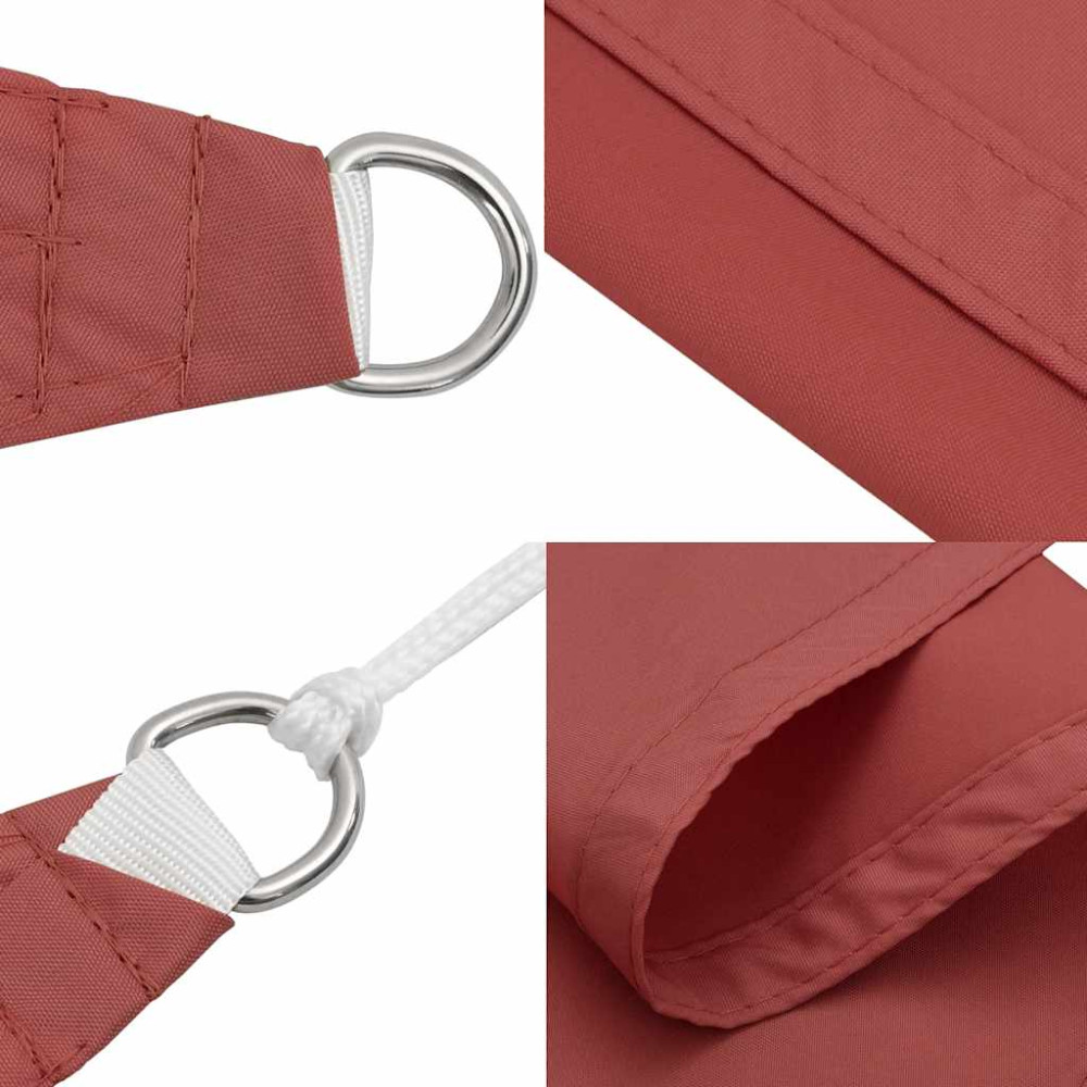 Produktbild för Solskydd Sail terrakotta 2x2x2 m 100% polyester Oxford