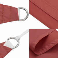 Produktbild för Solskydd Sail terrakotta 2x2x2 m 100% polyester Oxford