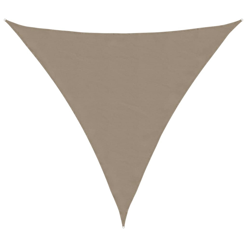 Produktbild för Solskydd segel taupe 2x2x2 m 100% polyester Oxford