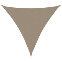 Produktbild för Solskydd segel taupe 2x2x2 m 100% polyester Oxford