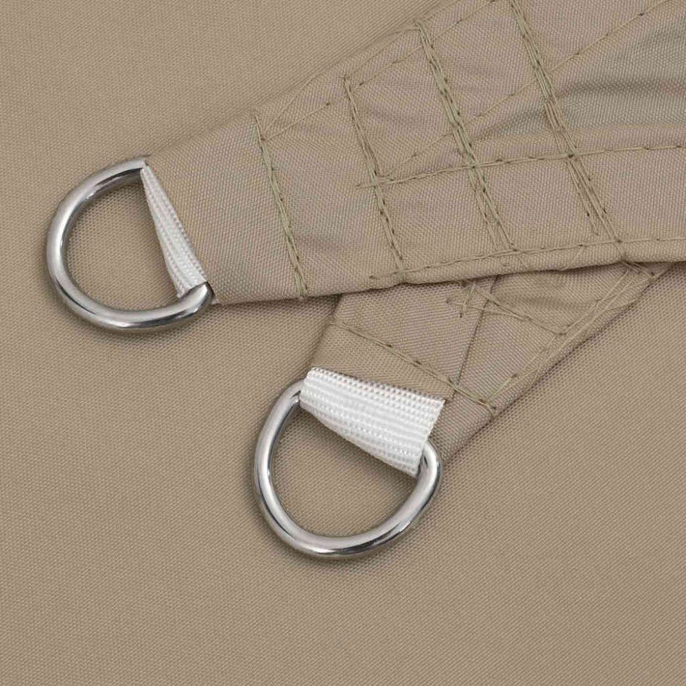 Produktbild för Solskydd segel taupe 2x2x2 m 100% polyester Oxford