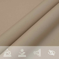 Produktbild för Solskydd segel taupe 2x2x2 m 100% polyester Oxford