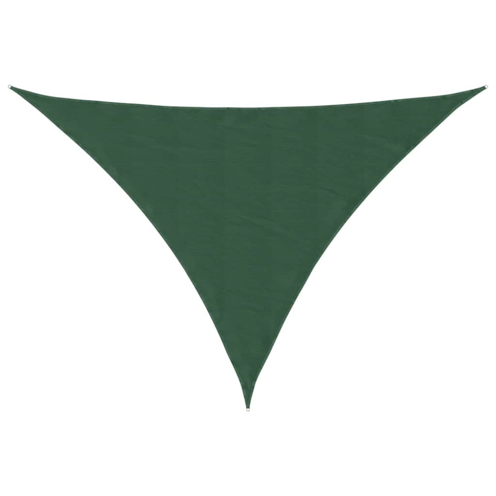 Produktbild för Solskydd segel mörkgrönt 7x5x5 m 100% polyester oxford
