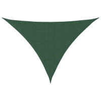 Produktbild för Solskydd segel mörkgrönt 7x5x5 m 100% polyester oxford