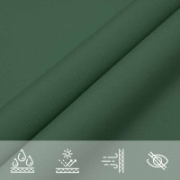 Produktbild för Solskydd segel mörkgrönt 7x5x5 m 100% polyester oxford