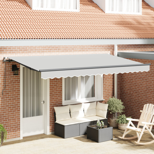 vidaXL Markisram Antracit 4 x 2 m Metall
