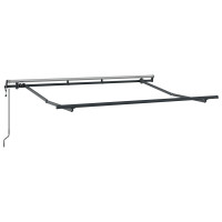 Produktbild för Markisram Antracit 3 x 2 m Metall