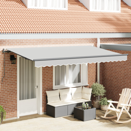 vidaXL Markisram Antracit 4 x 2 m Metall