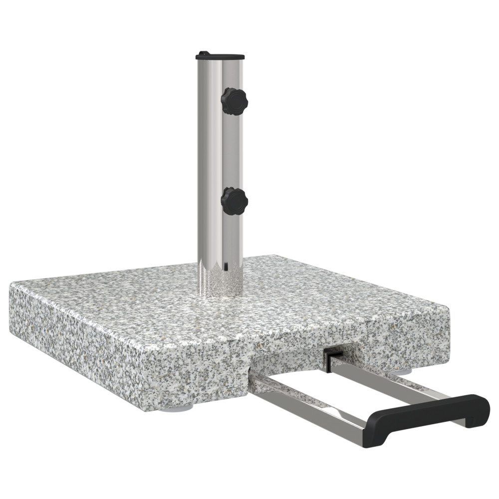 Produktbild för Parasollfot Grå 41 x 41 x 37 cm Granit