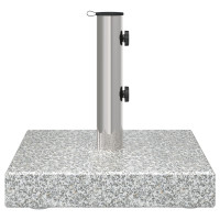 Produktbild för Parasollfot Grå 41 x 41 x 37 cm Granit