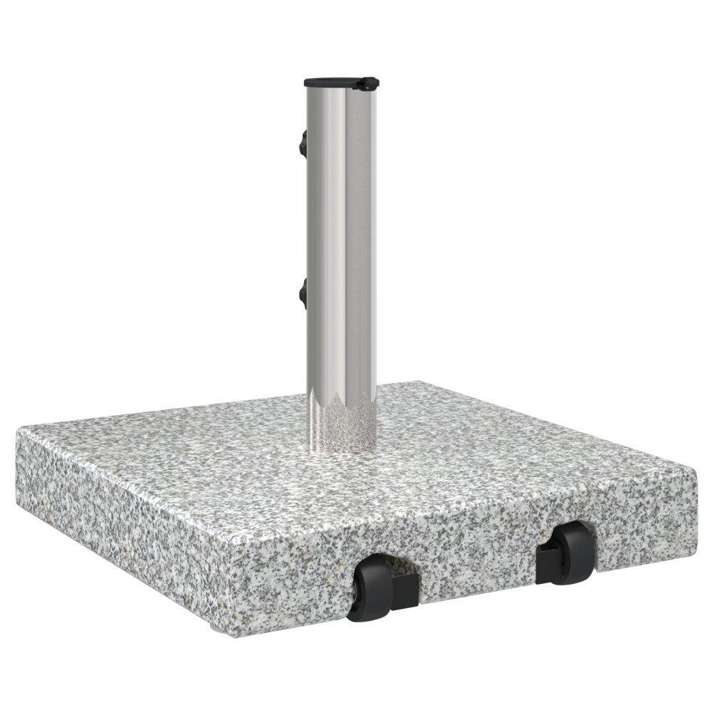 Produktbild för Parasollfot Grå 41 x 41 x 37 cm Granit