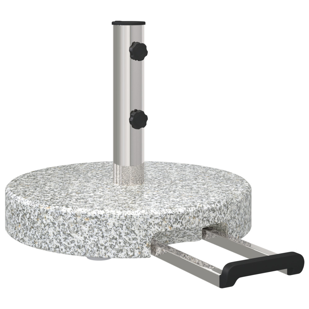 Produktbild för Parasollfot Grå Ø 45 x 37,5 cm Granit