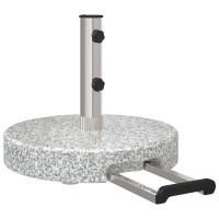 Produktbild för Parasollfot Grå Ø 45 x 37,5 cm Granit