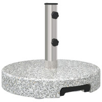 Produktbild för Parasollfot Grå Ø 45 x 37,5 cm Granit